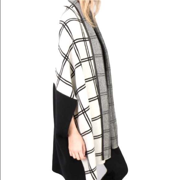 Zoe Couture 100% Cashmere Lambskin Leather Cape